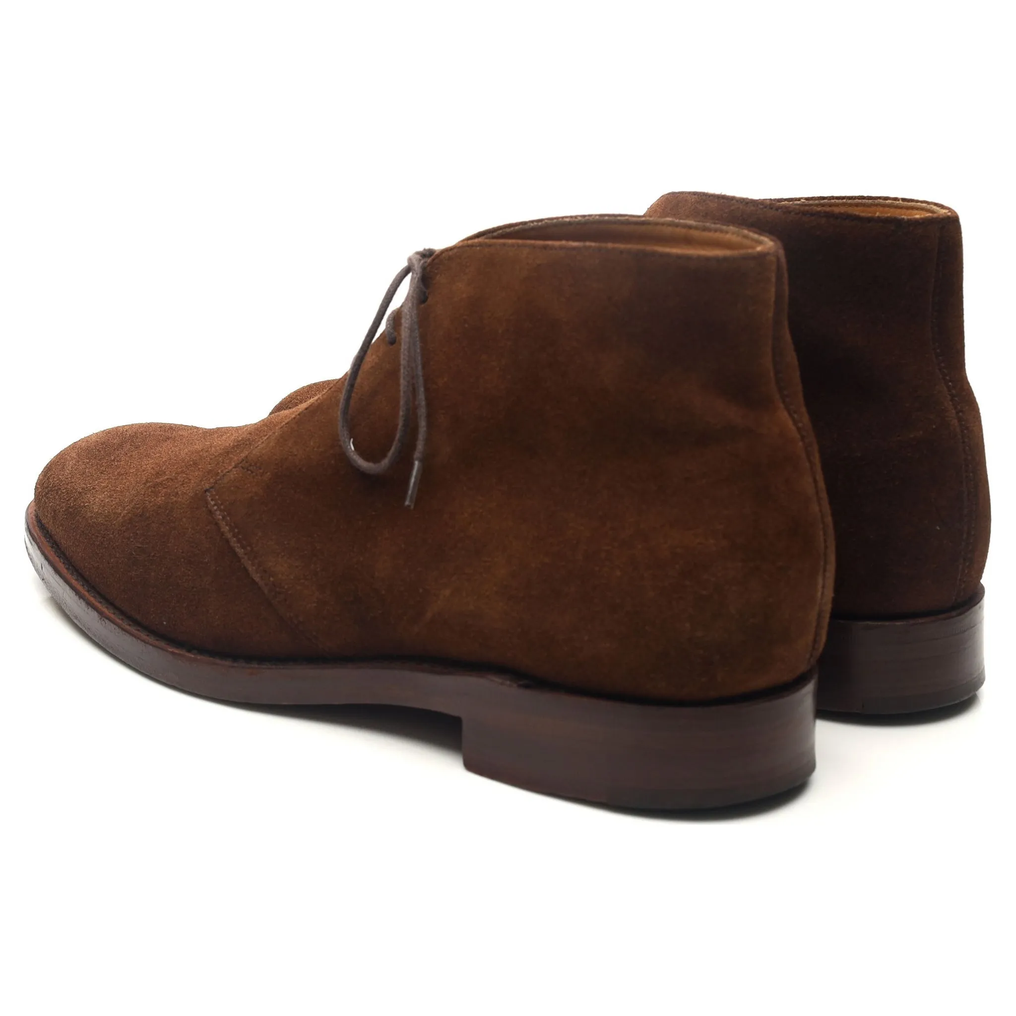 1880 'Wetherby' Brown Suede Chukka Boots UK 7.5 F