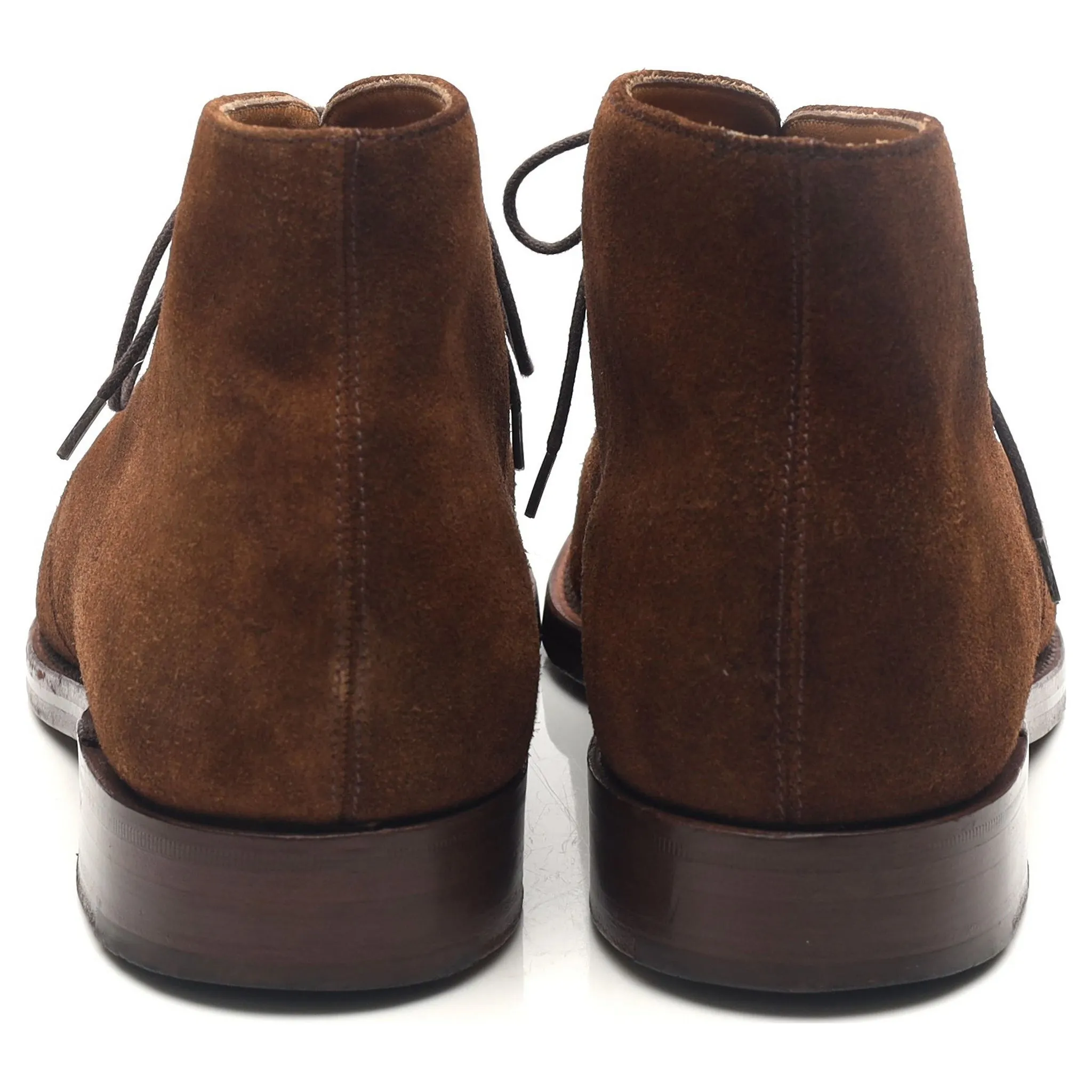 1880 'Wetherby' Brown Suede Chukka Boots UK 7.5 F