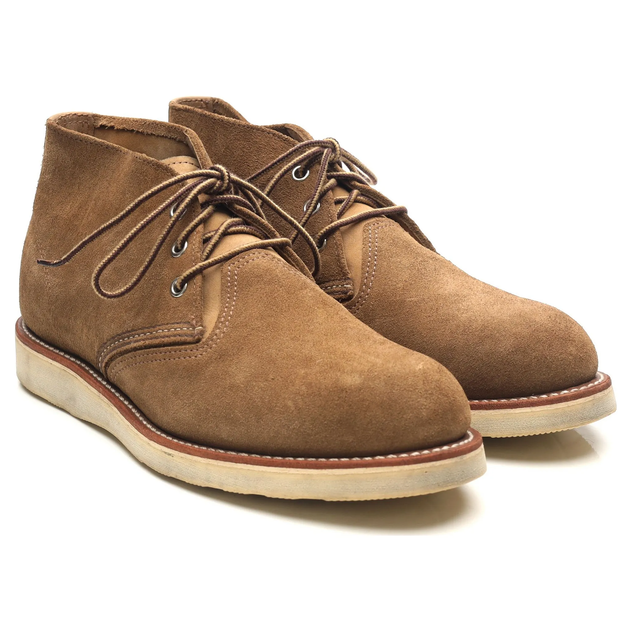 '3149' Olive Brown Suede Chukka Boots UK 9 US 10