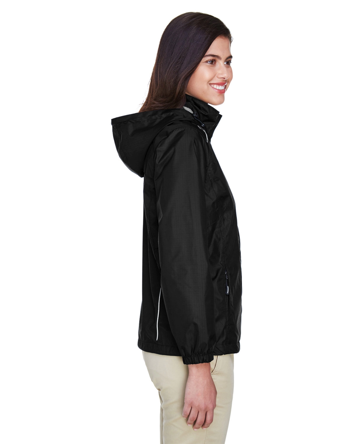 78185 Ash City - Core 365 Ladies' Climate Seam-Sealed Lightweight Variegated Ripstop Jacket SKU: 78185