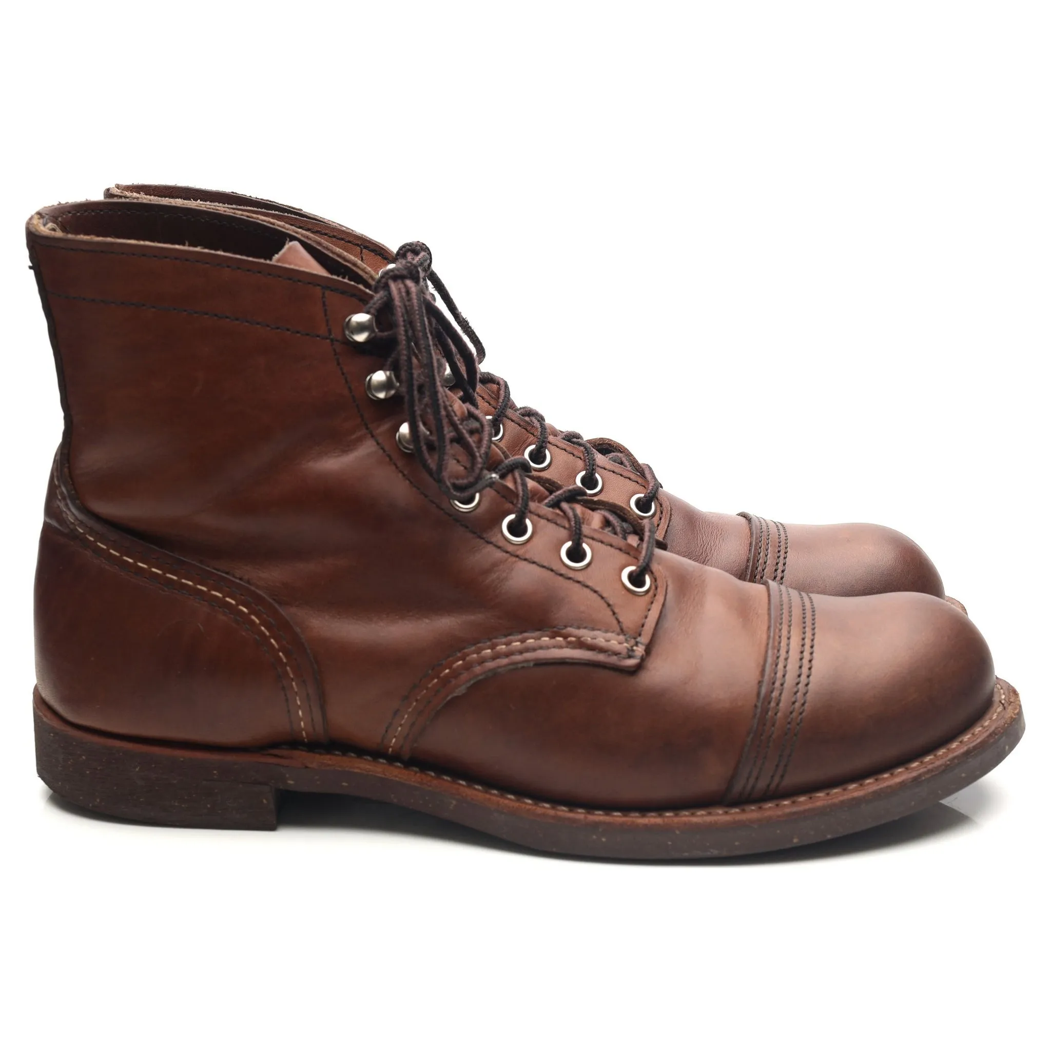 '8111' Brown Leather Iron Ranger Boots UK 9 US 10