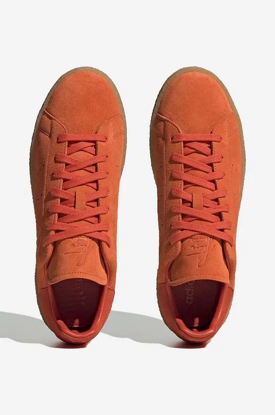 adidas Originals suede sneakers FZ6445 Stan Smith Crepe orange color