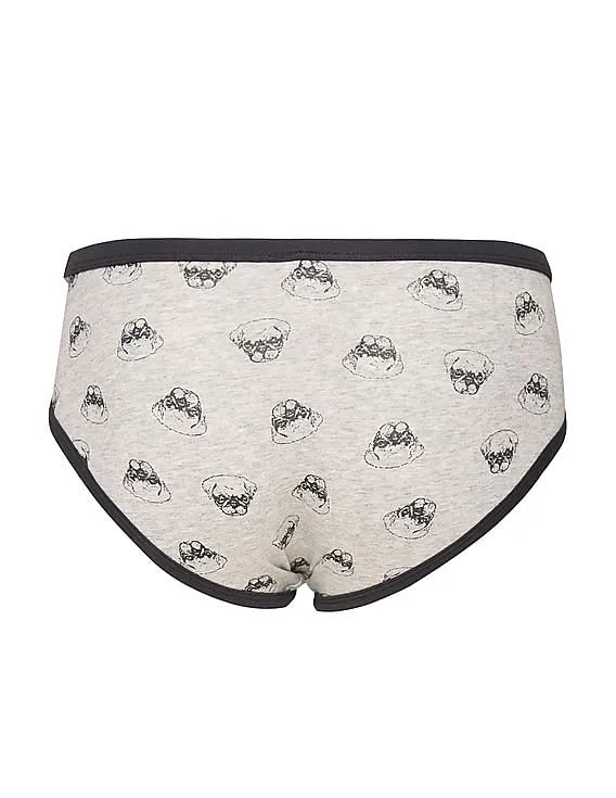 Aeropostale Pug Print Bikini Briefs