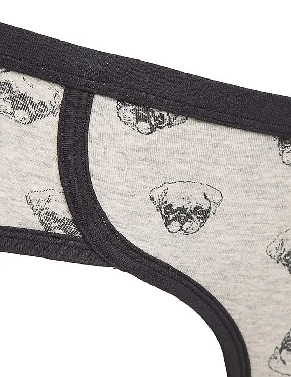 Aeropostale Pug Print Bikini Briefs