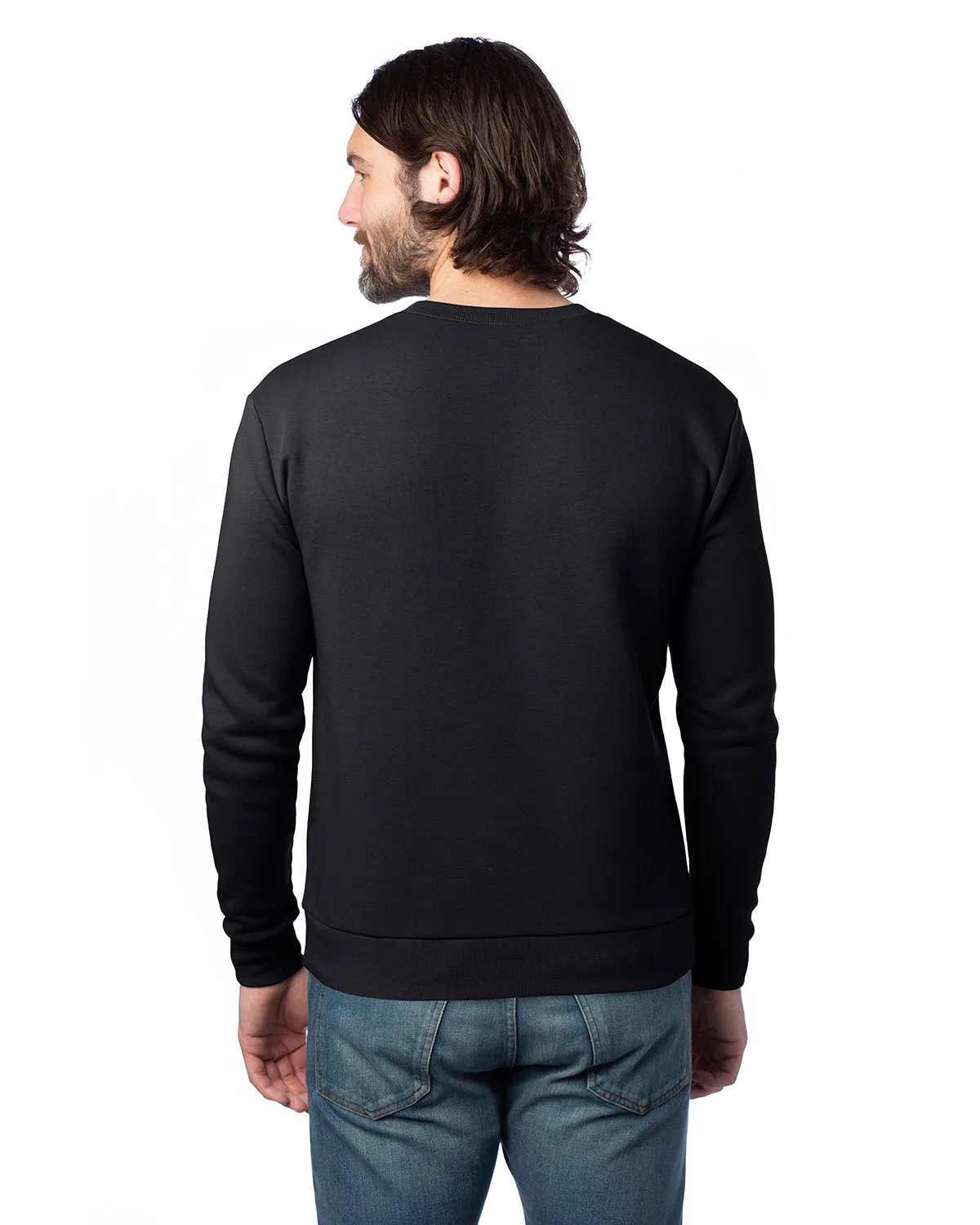 Alternative Unisex Eco-Cozy Fleece Sweatshirt, Black