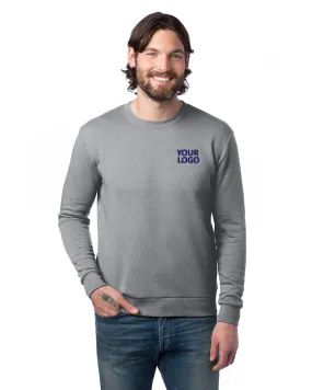 Alternative Unisex Eco-Cozy Fleece Sweatshirt, Heather Grey