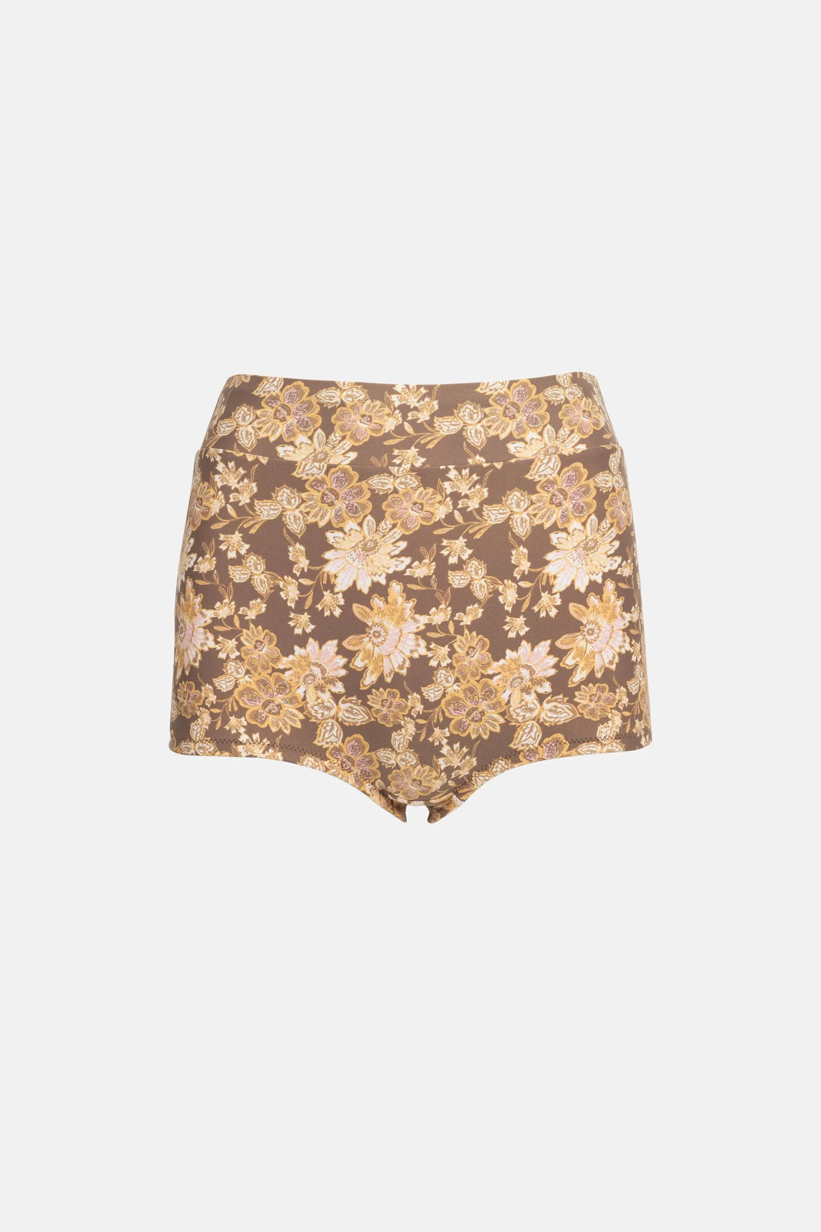 Arcadia Paisley Surf Short Chocolate