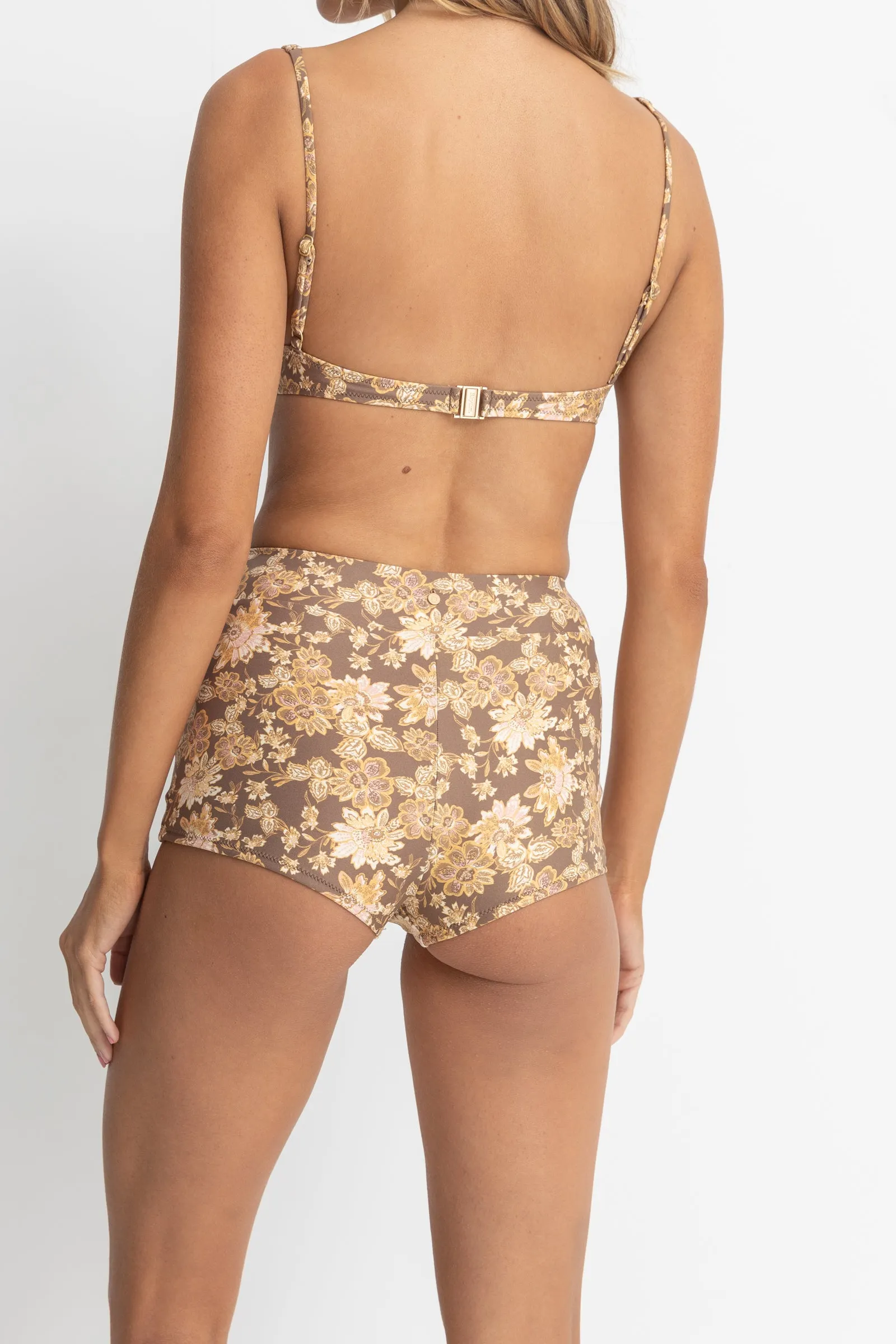 Arcadia Paisley Surf Short Chocolate