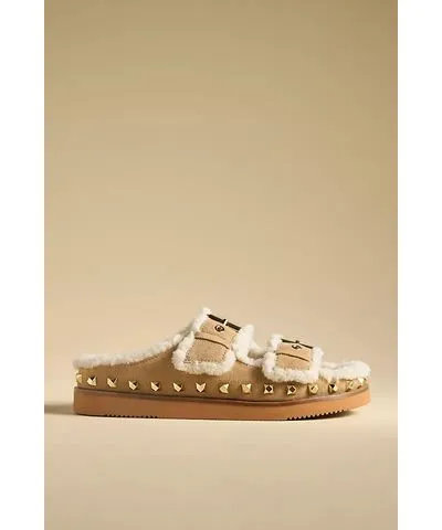 Ash Uma Faux-Shearling Sandals