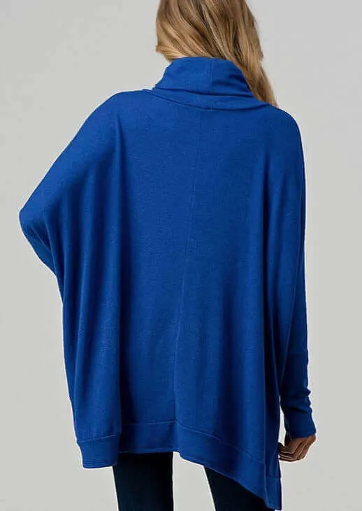 Aspen Oversized Cowl Neck Soft Sweater Made in USA