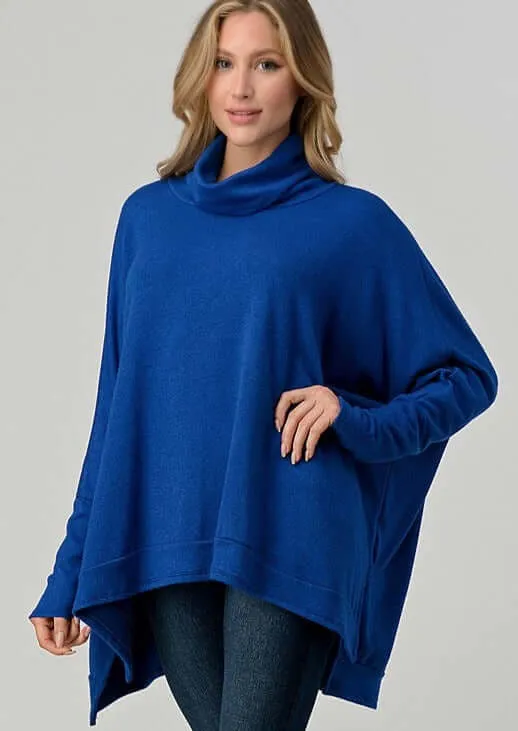 Aspen Oversized Cowl Neck Soft Sweater Made in USA