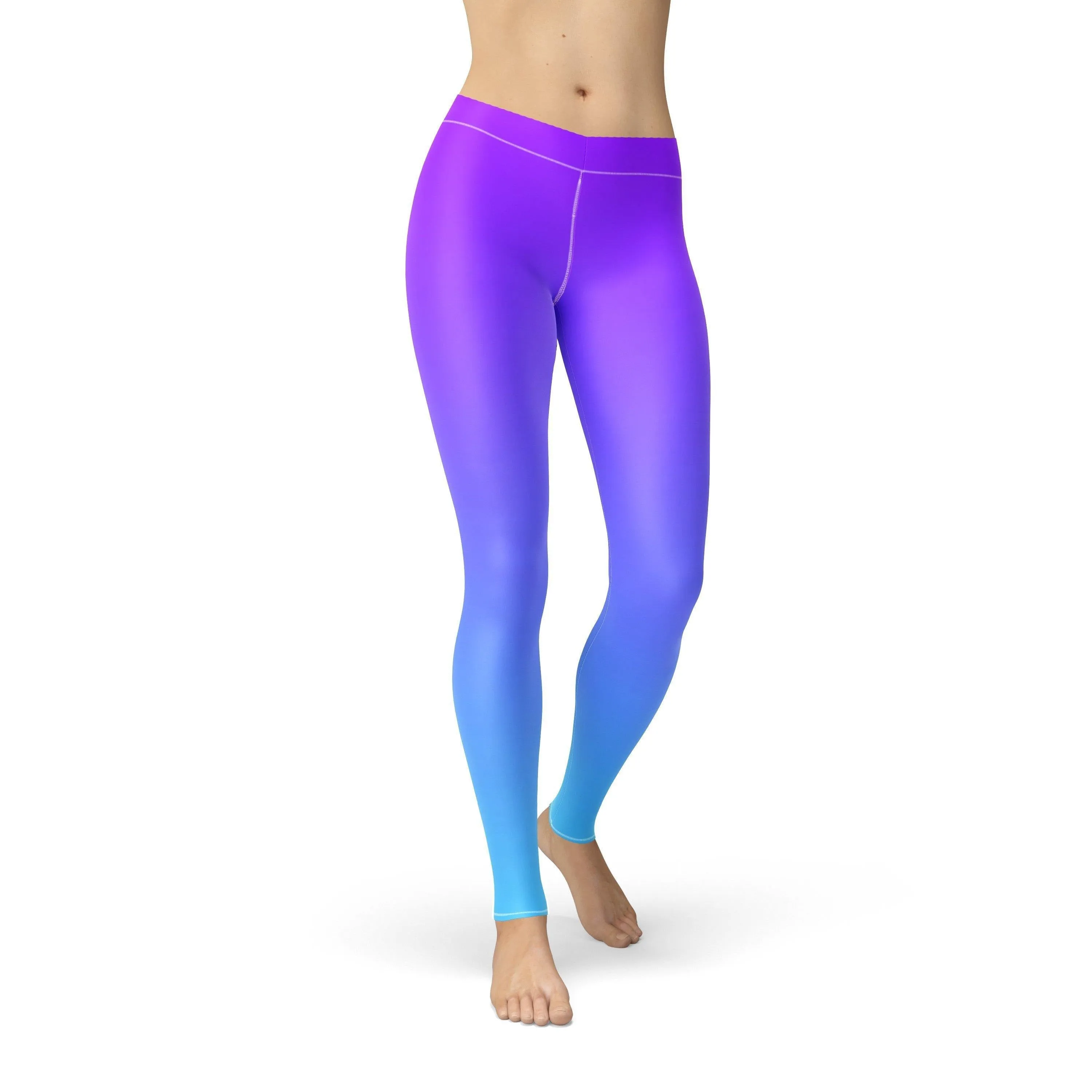 Avery Purple Blue Ombre Leggings