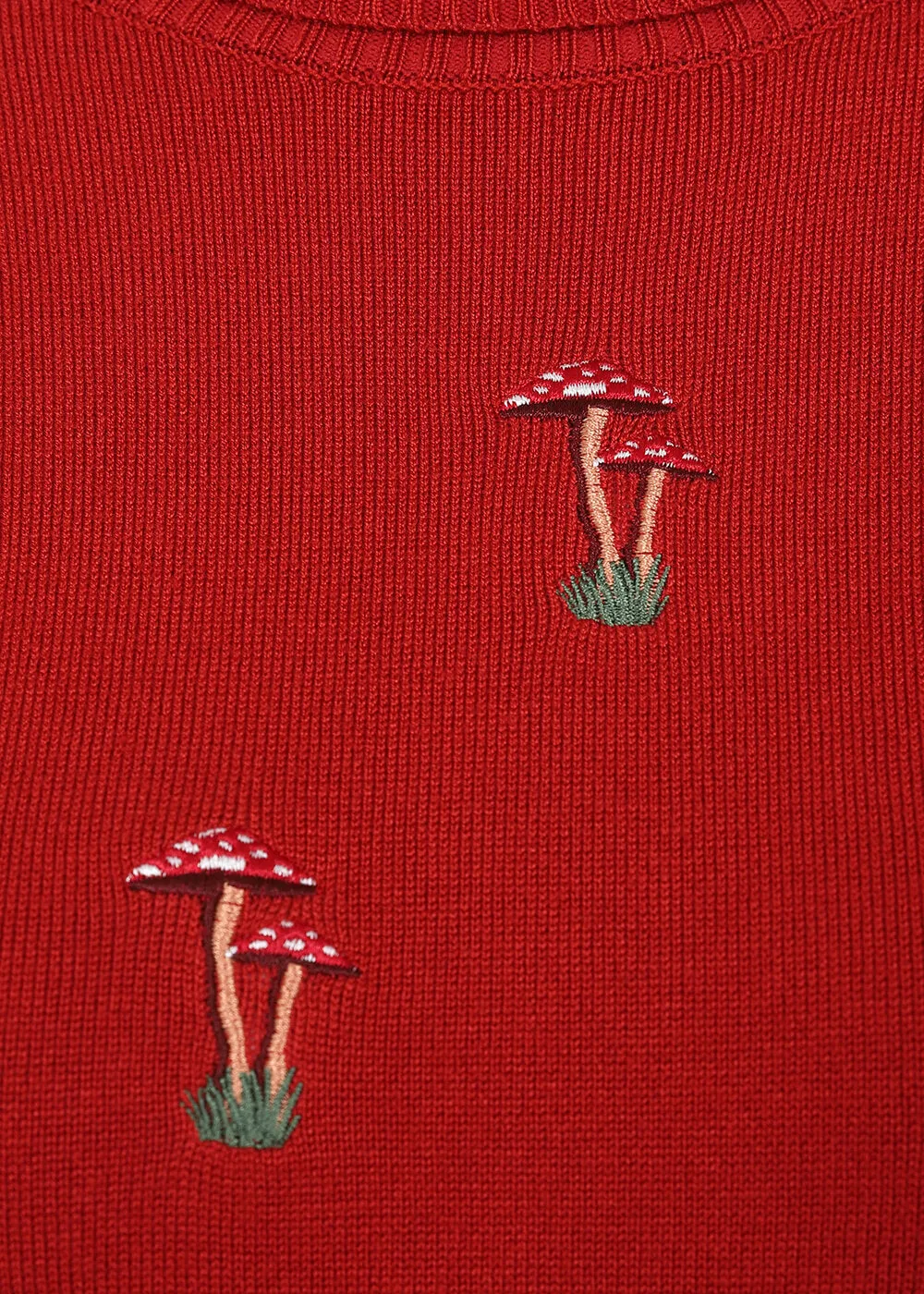 Banned Mushroom Dreams 40's Jumper Red