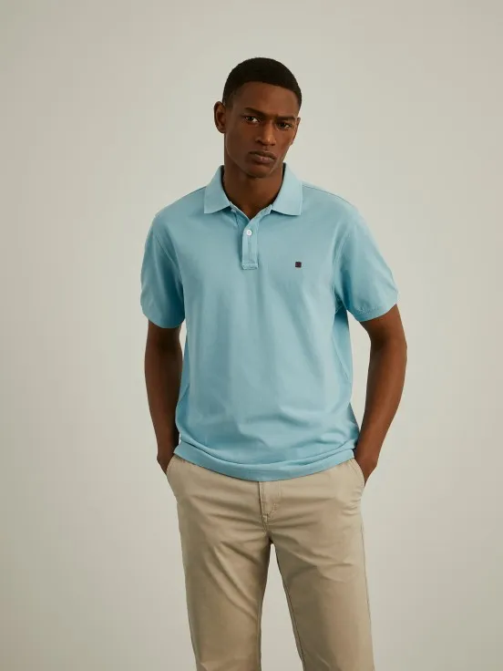 Basic regular fit polo shirt