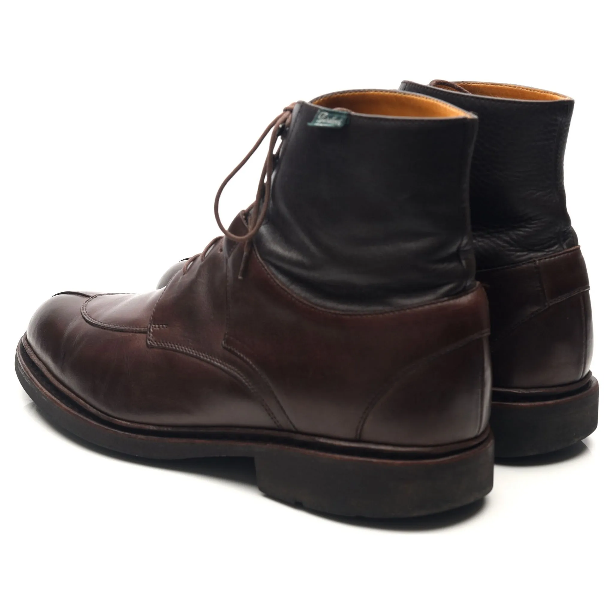 'Beaumont' Dark Brown Leather Boots UK 9