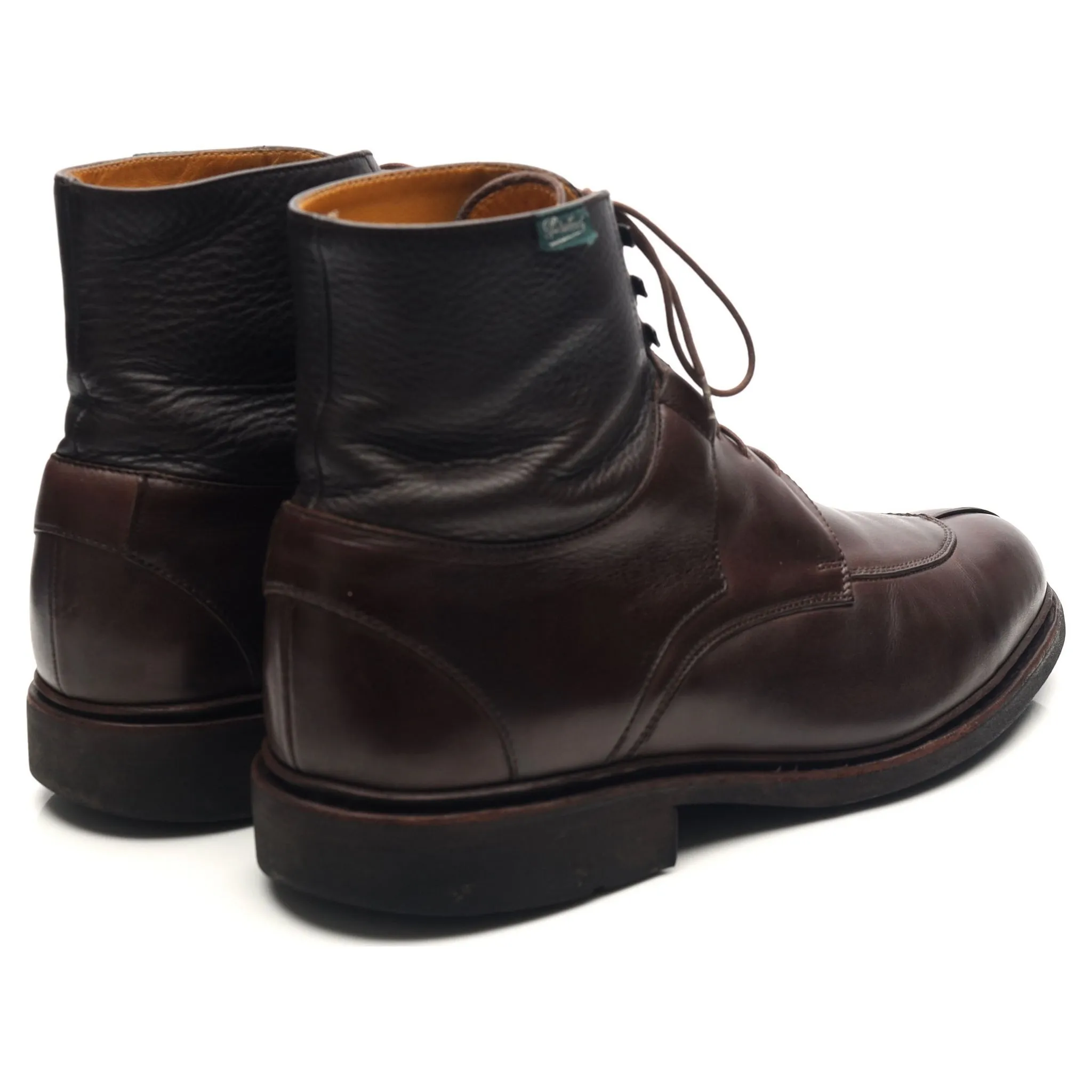 'Beaumont' Dark Brown Leather Boots UK 9