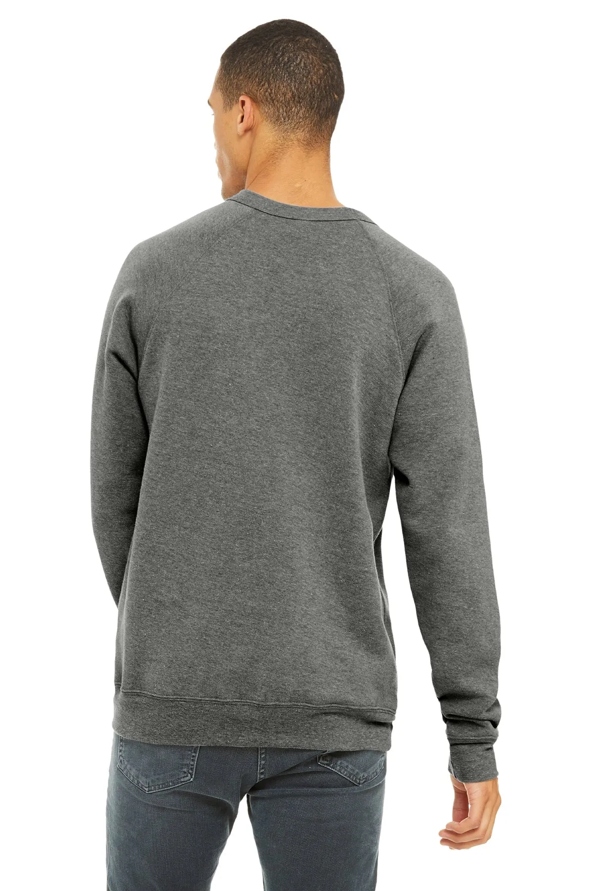 Bella Canvas Unisex Sponge Fleece Crewneck Sweatshirt, Grey