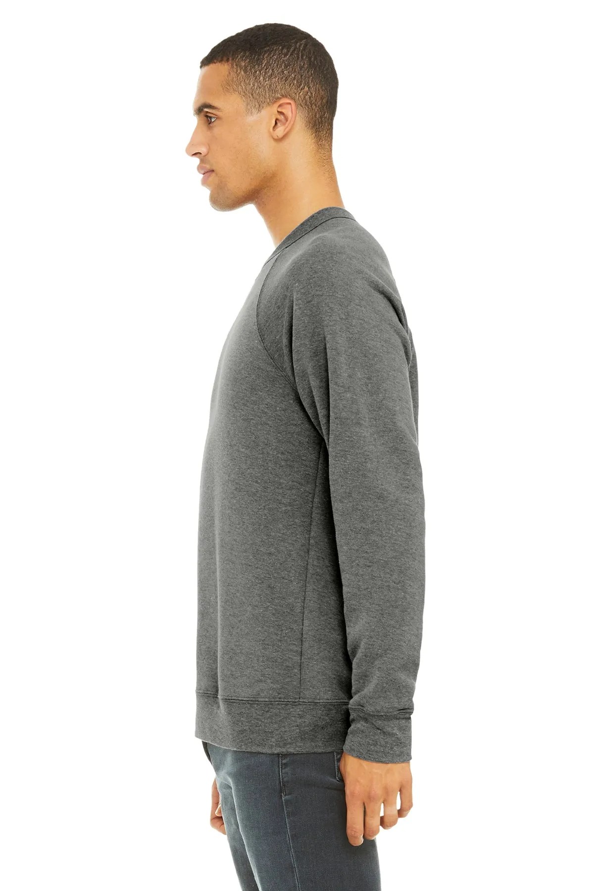 Bella Canvas Unisex Sponge Fleece Crewneck Sweatshirt, Grey