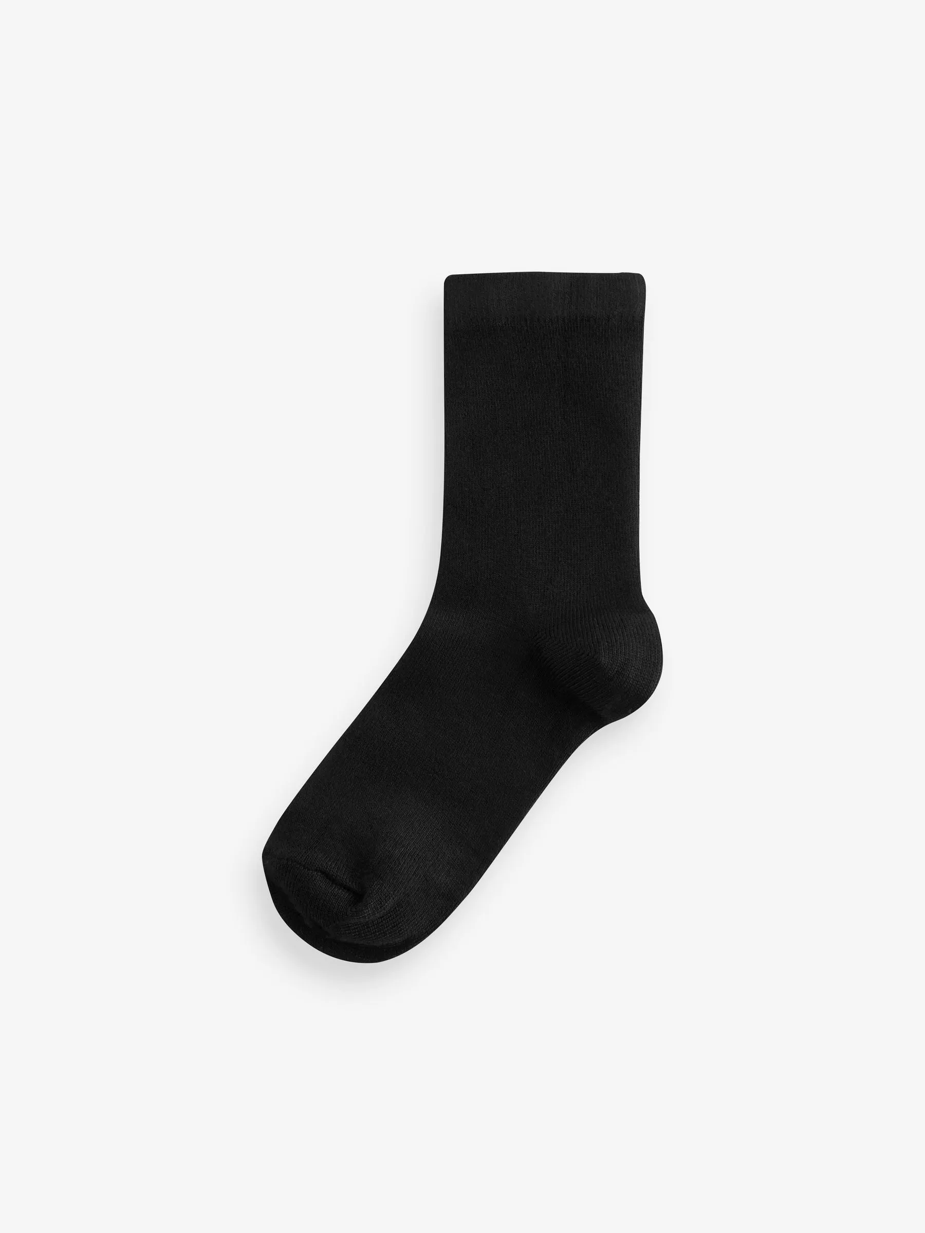 Black 7 Pack Bamboo Rich Socks