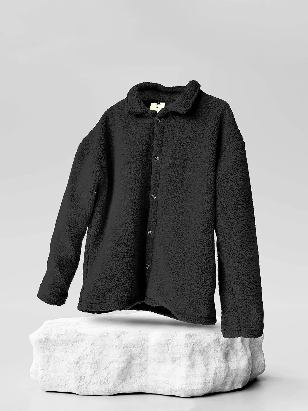 Black Fleece Sherpa Jacket