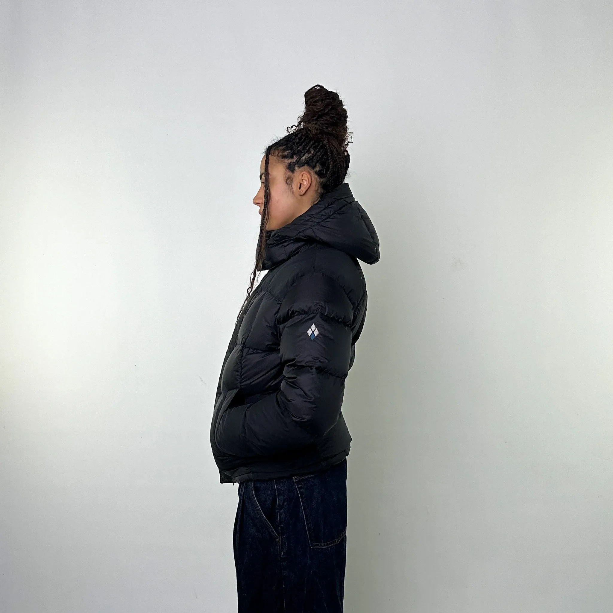 Black y2ks Mont Bell Puffer Jacket Coat (S)