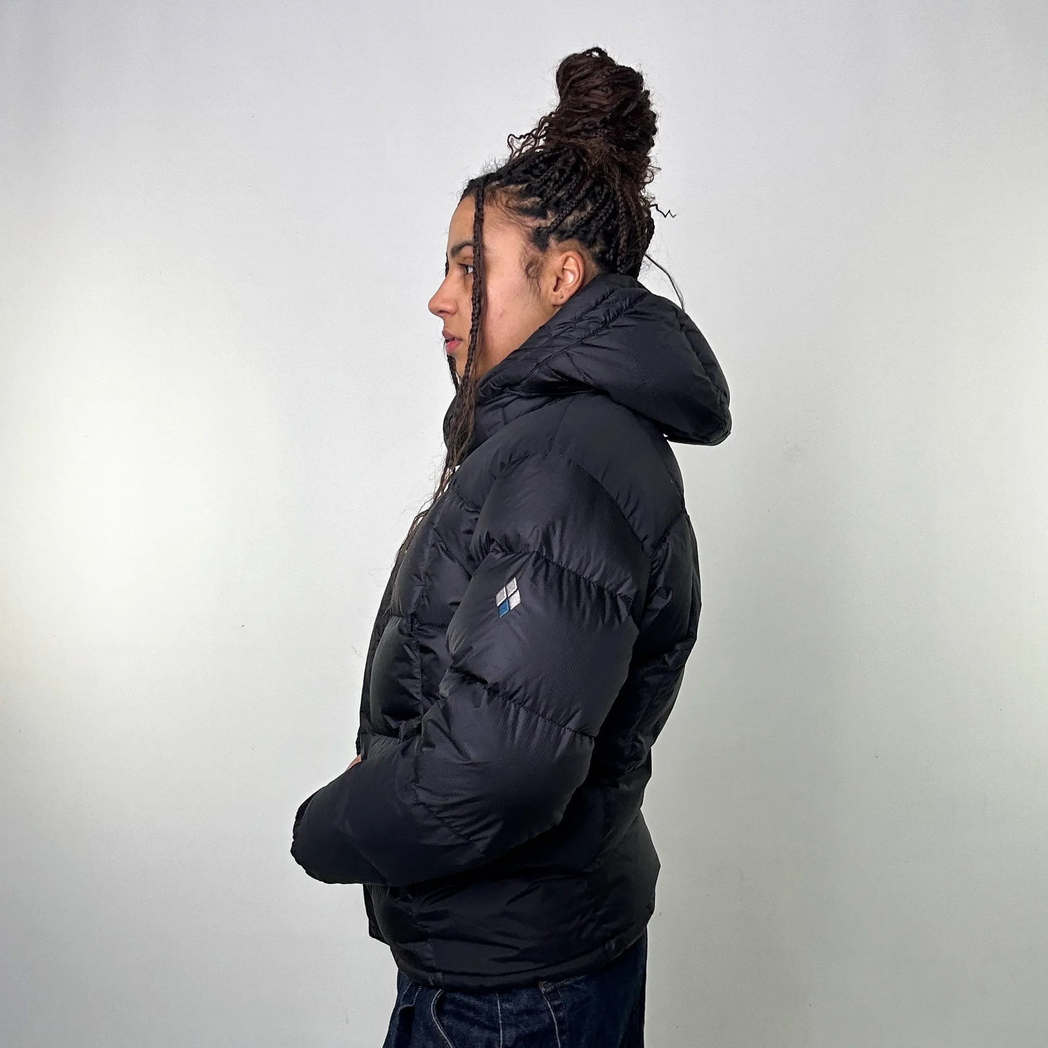 Black y2ks Mont Bell Puffer Jacket Coat (S)