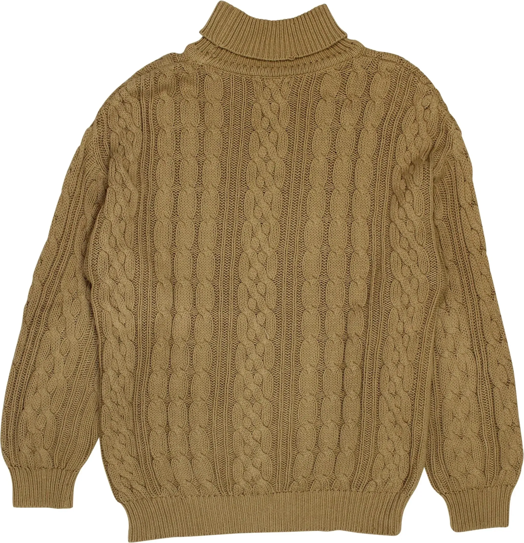 Brown Turtleneck Jumper | ThriftTale