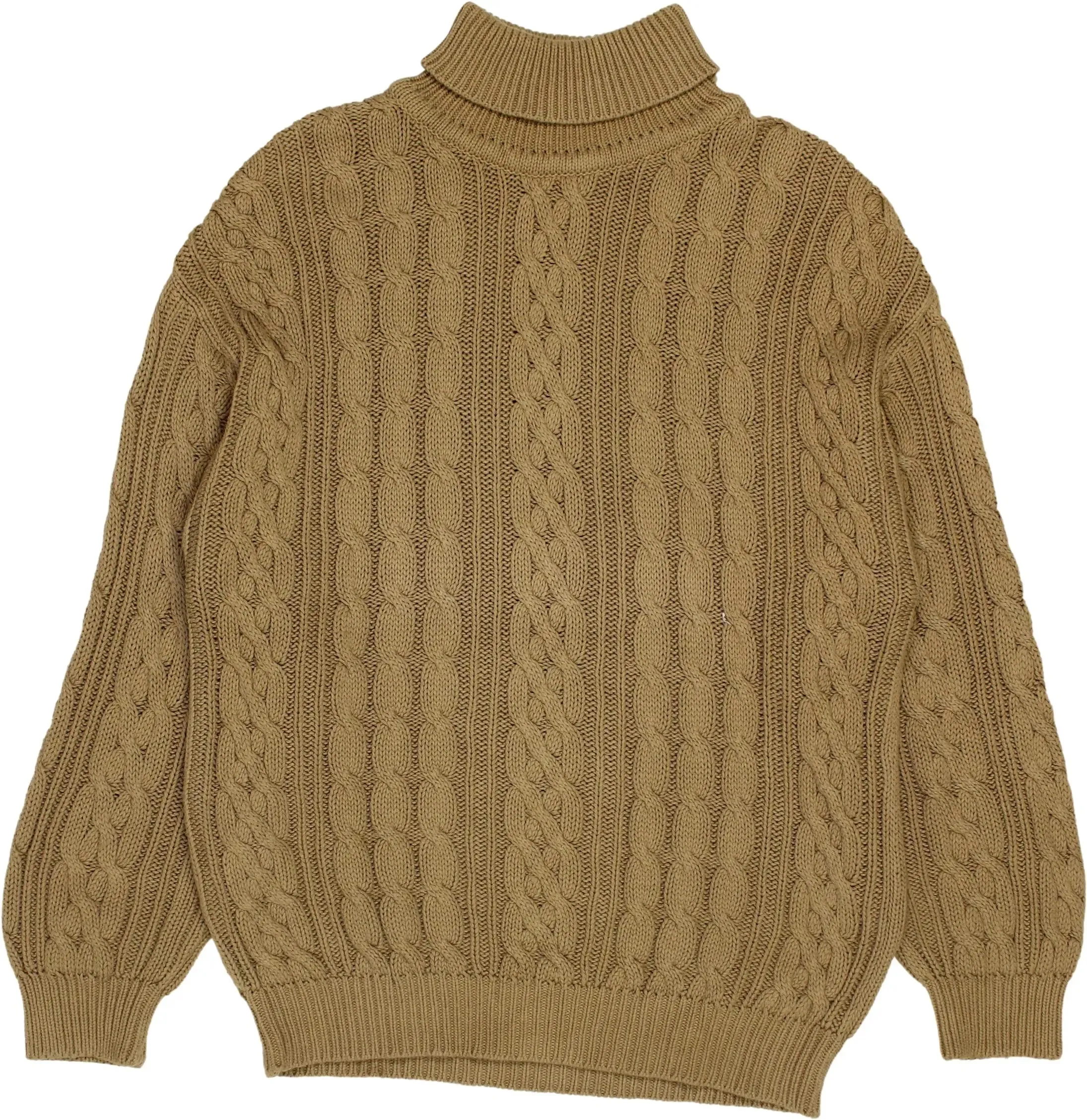 Brown Turtleneck Jumper | ThriftTale