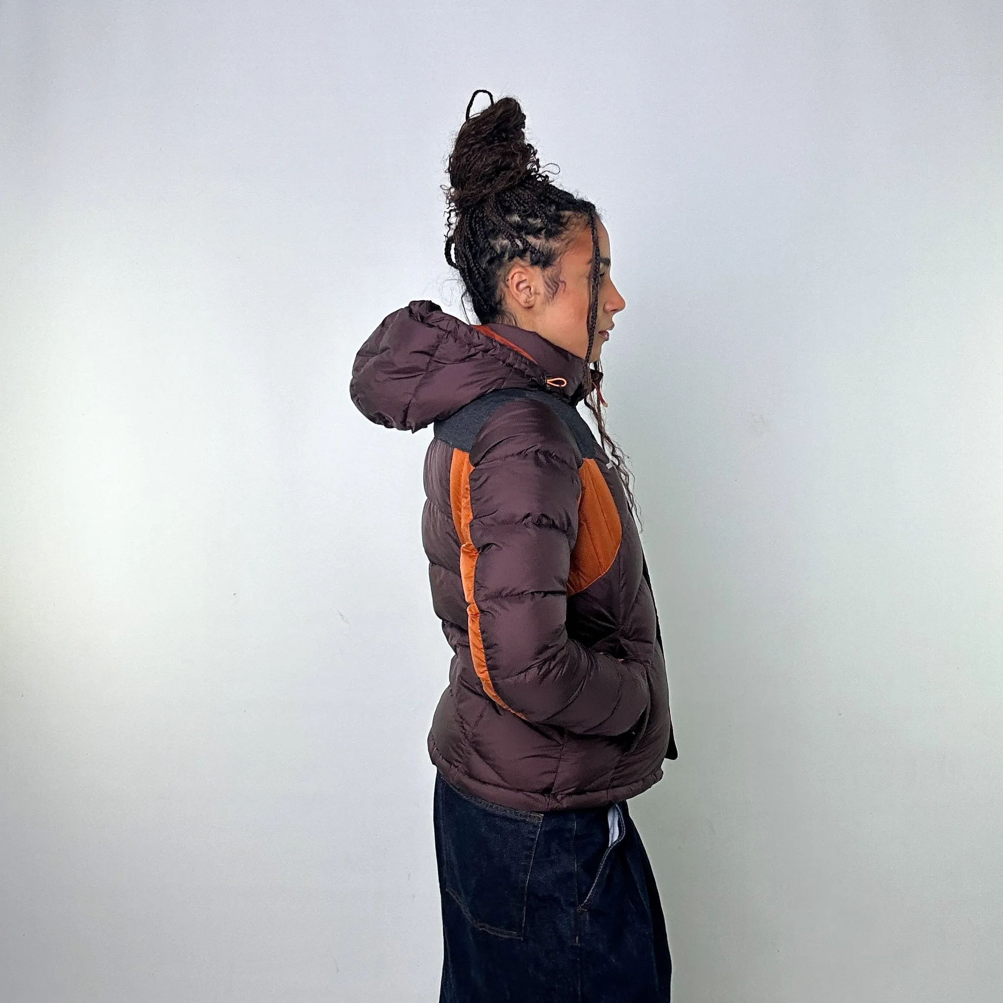 Brown y2ks Mont Bell Puffer Jacket Coat (S)