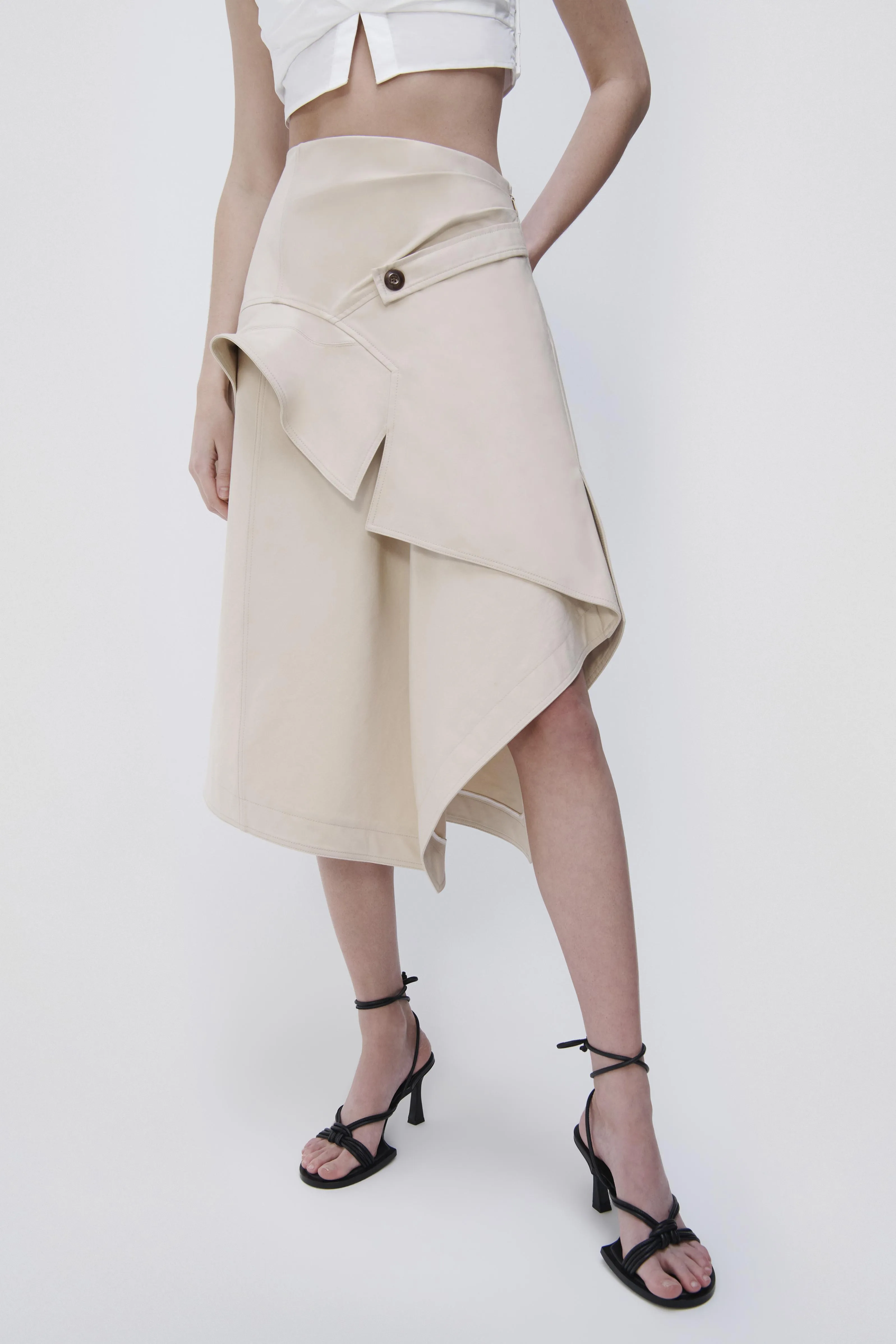 Bruna Draped Skirt