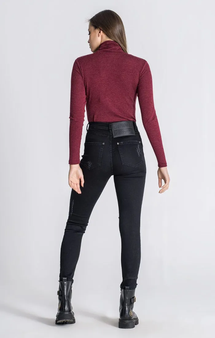 Burgundy GK Core Turtleneck