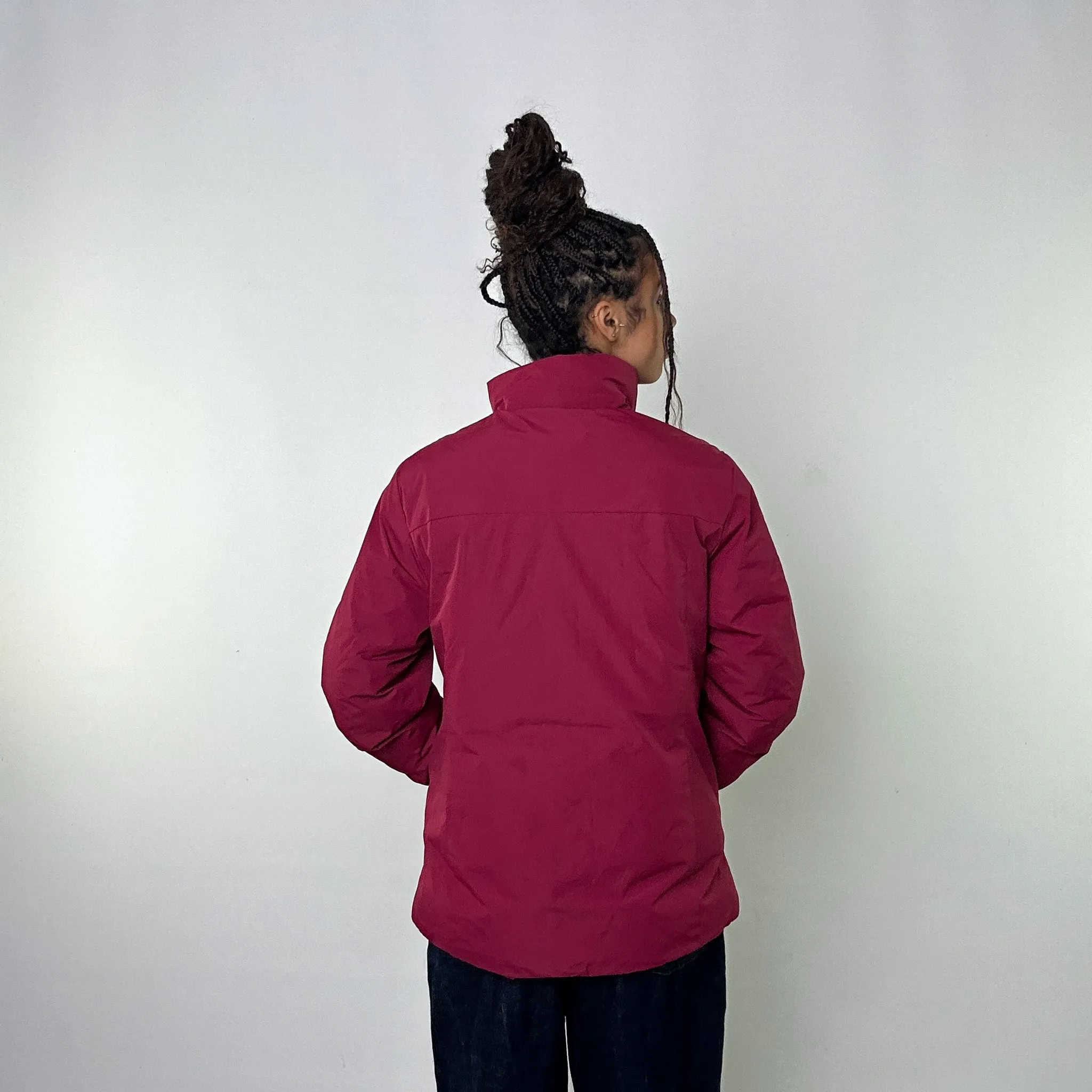 Burgundy y2ks Mont Bell 3D Puffer Jacket Coat (L)