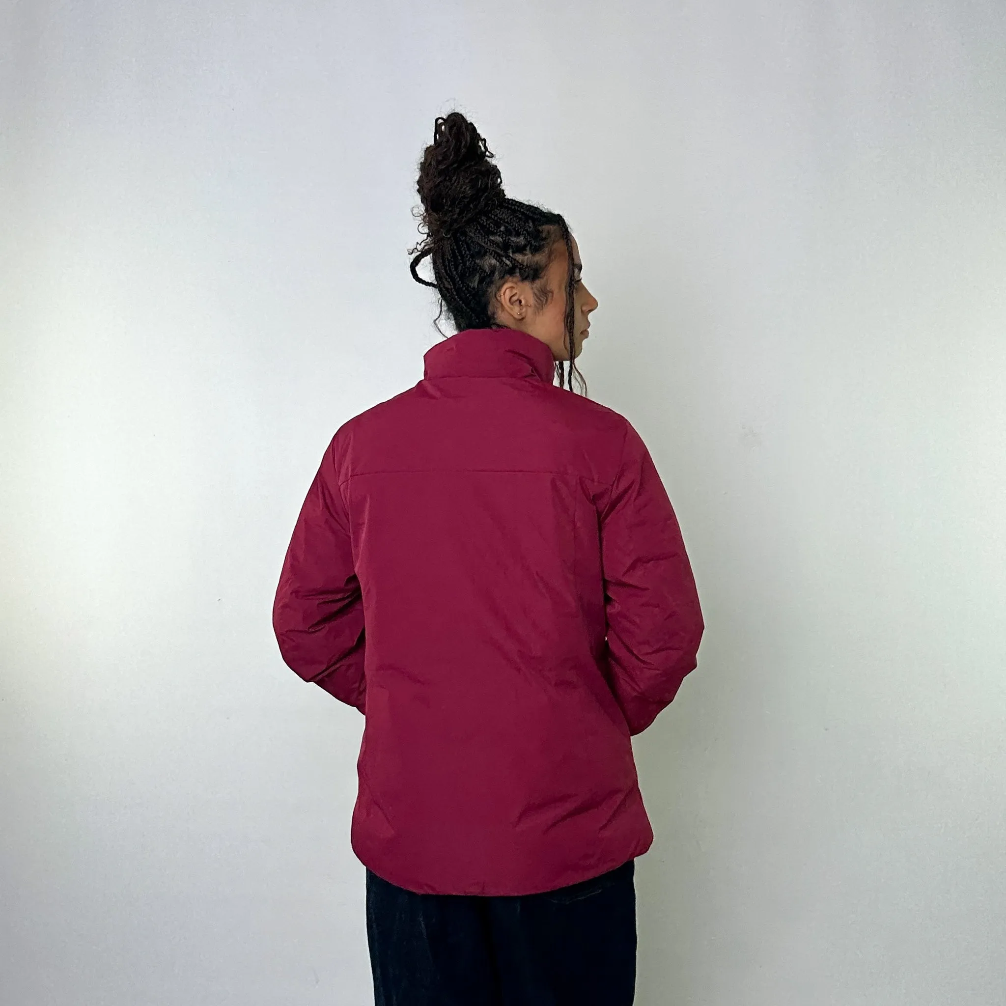 Burgundy y2ks Mont Bell 3D Puffer Jacket Coat (L)