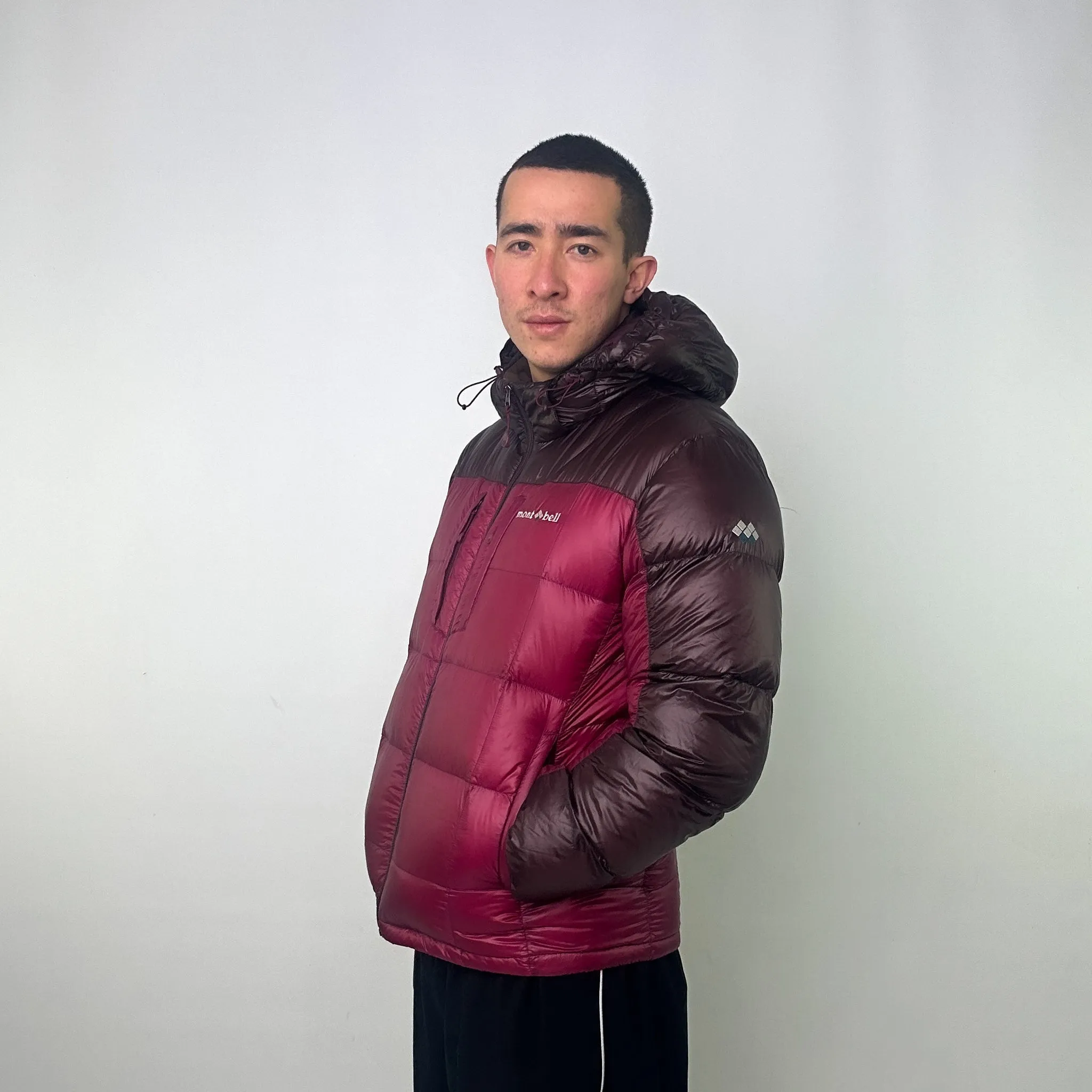 Burgundy y2ks Mont Bell EX 1000 Puffer Jacket Coat (L)