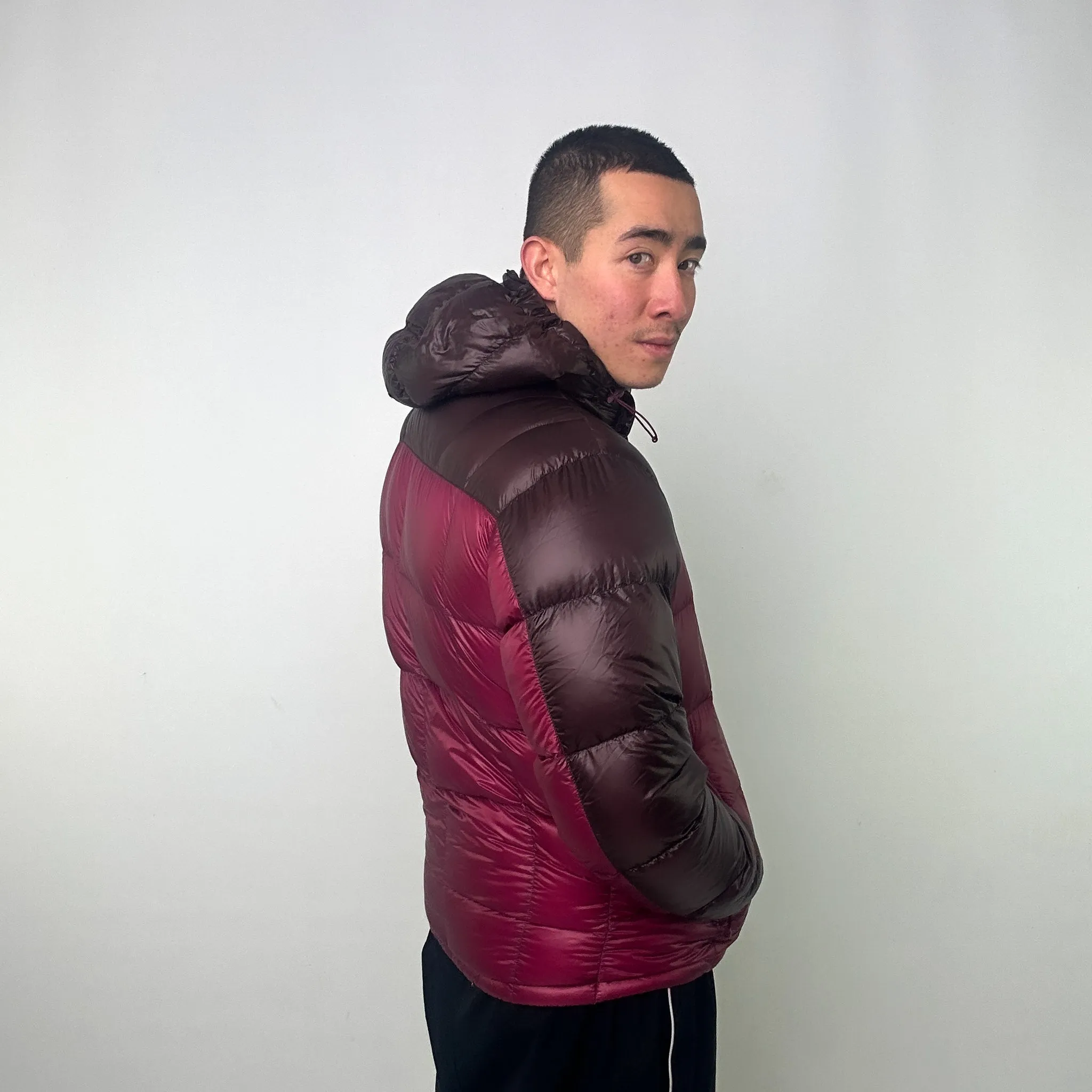 Burgundy y2ks Mont Bell EX 1000 Puffer Jacket Coat (L)