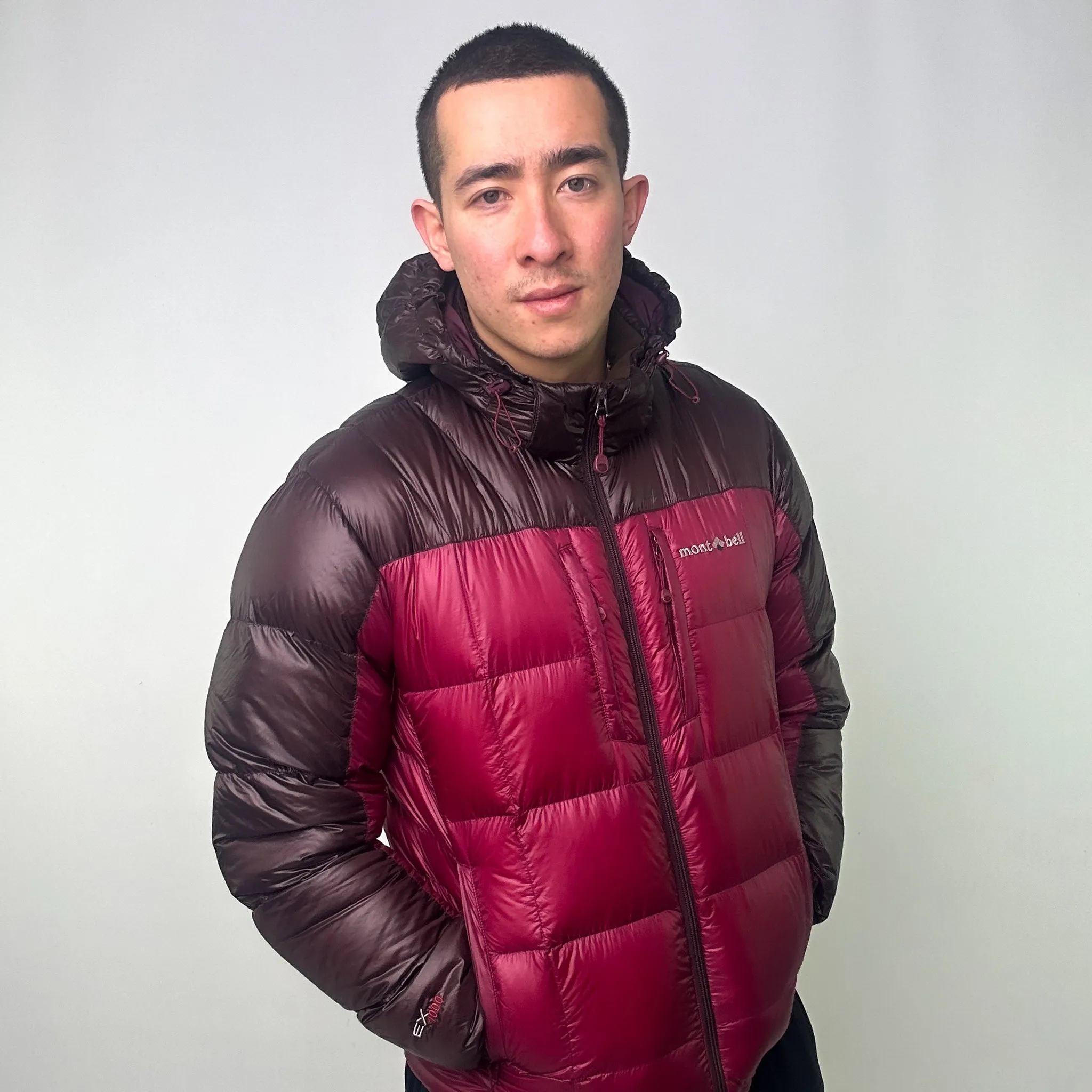 Burgundy y2ks Mont Bell EX 1000 Puffer Jacket Coat (L)