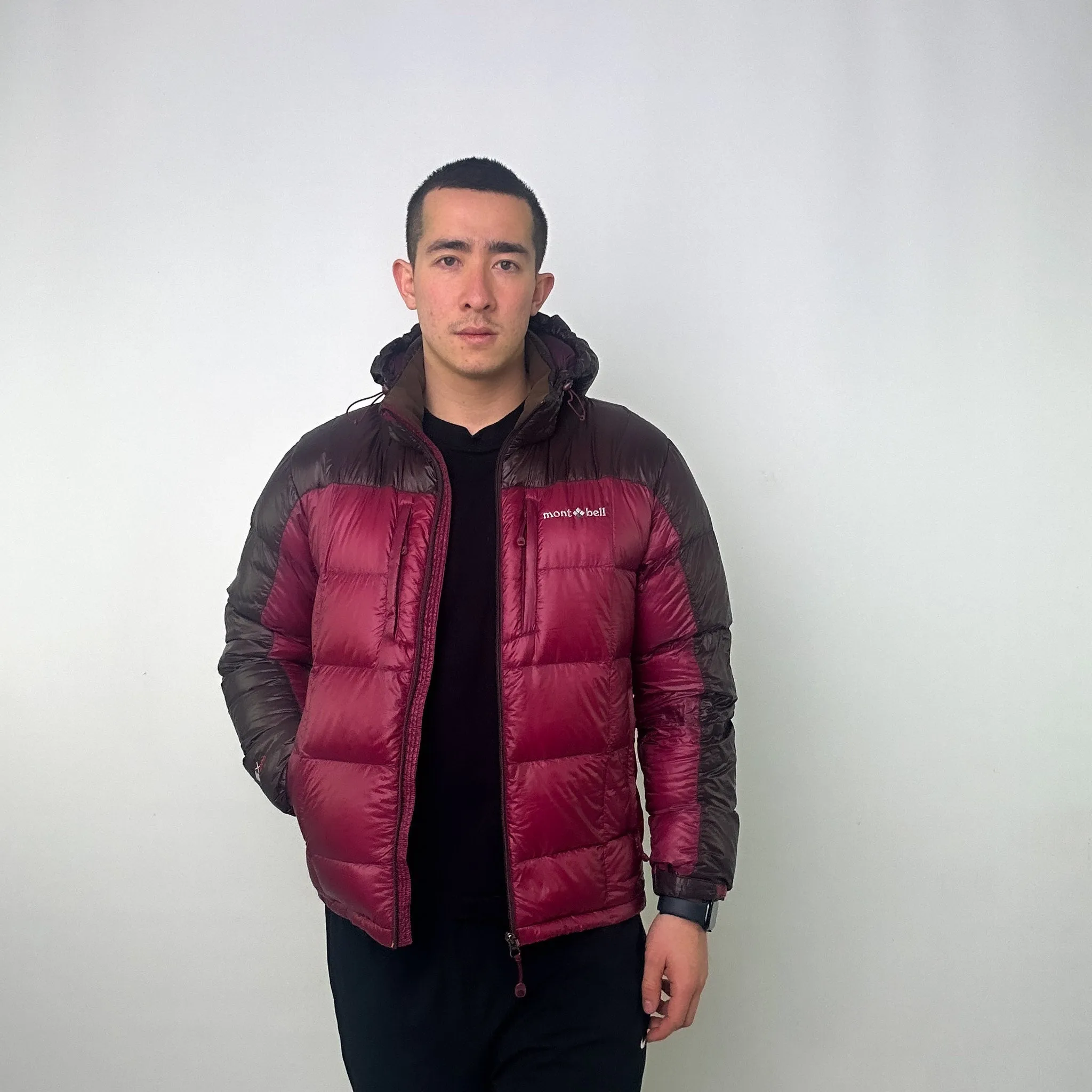 Burgundy y2ks Mont Bell EX 1000 Puffer Jacket Coat (L)