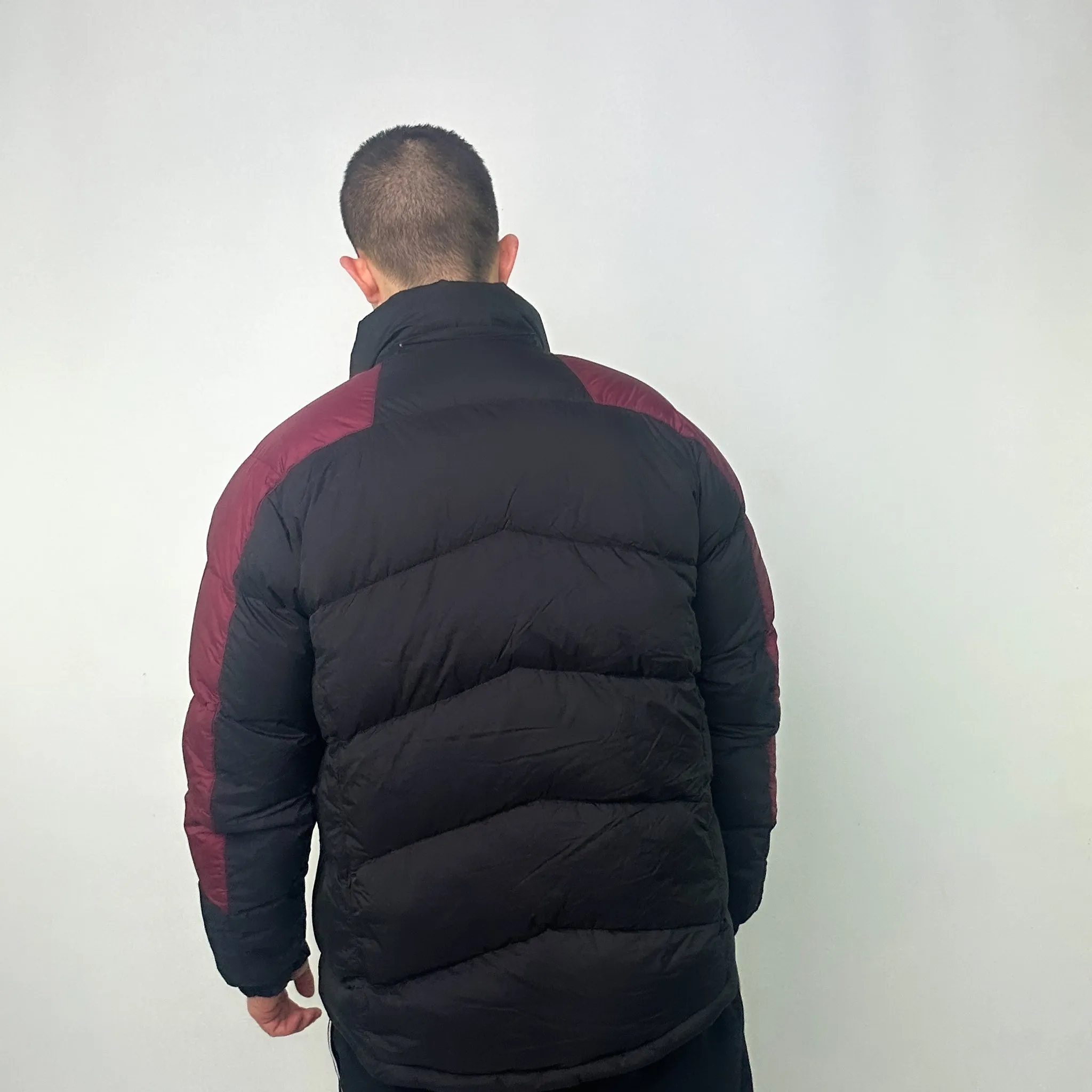 Burgundy y2ks Mont Bell Puffer Jacket Coat (L)