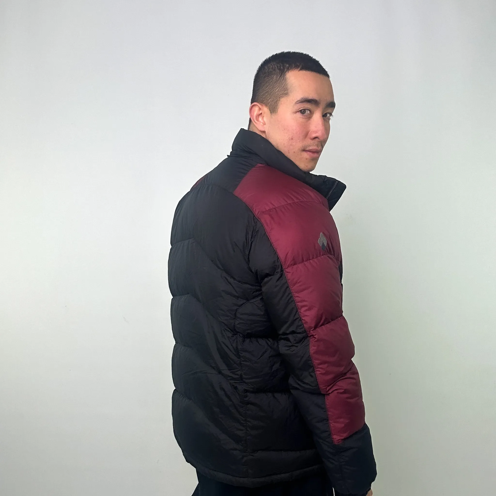 Burgundy y2ks Mont Bell Puffer Jacket Coat (L)