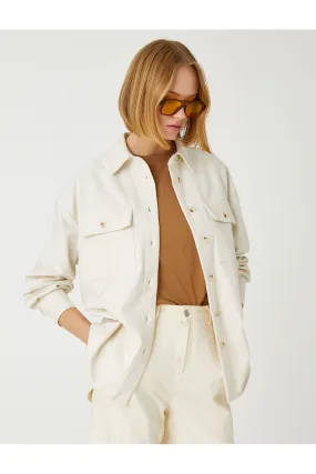 Buttoned Pocket, Long-Sleeve Shirt