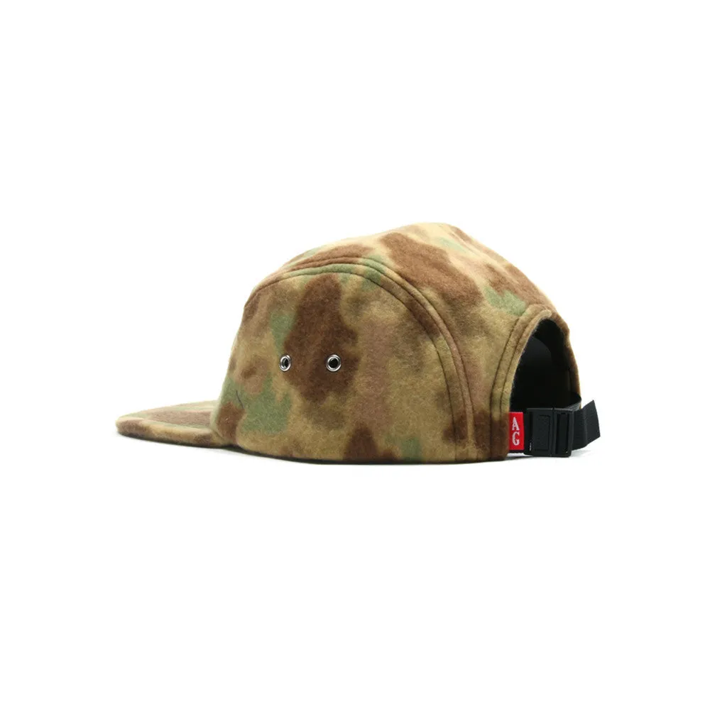 Camo Polar Fleece Camp Cap