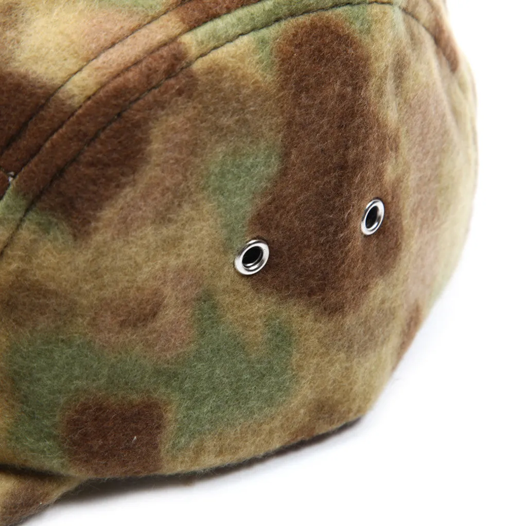 Camo Polar Fleece Camp Cap