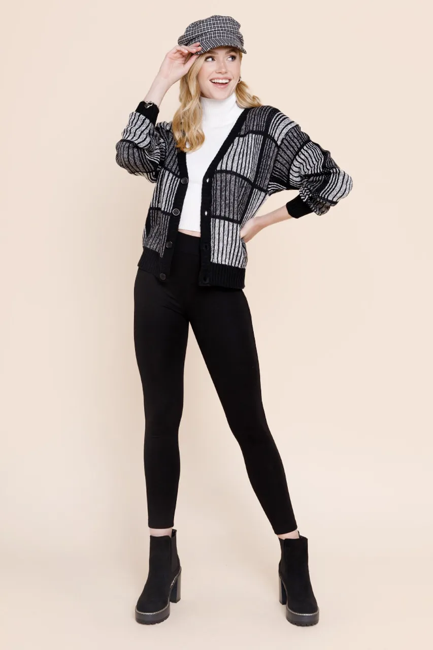 Candice Open Back Colorblock Sweater