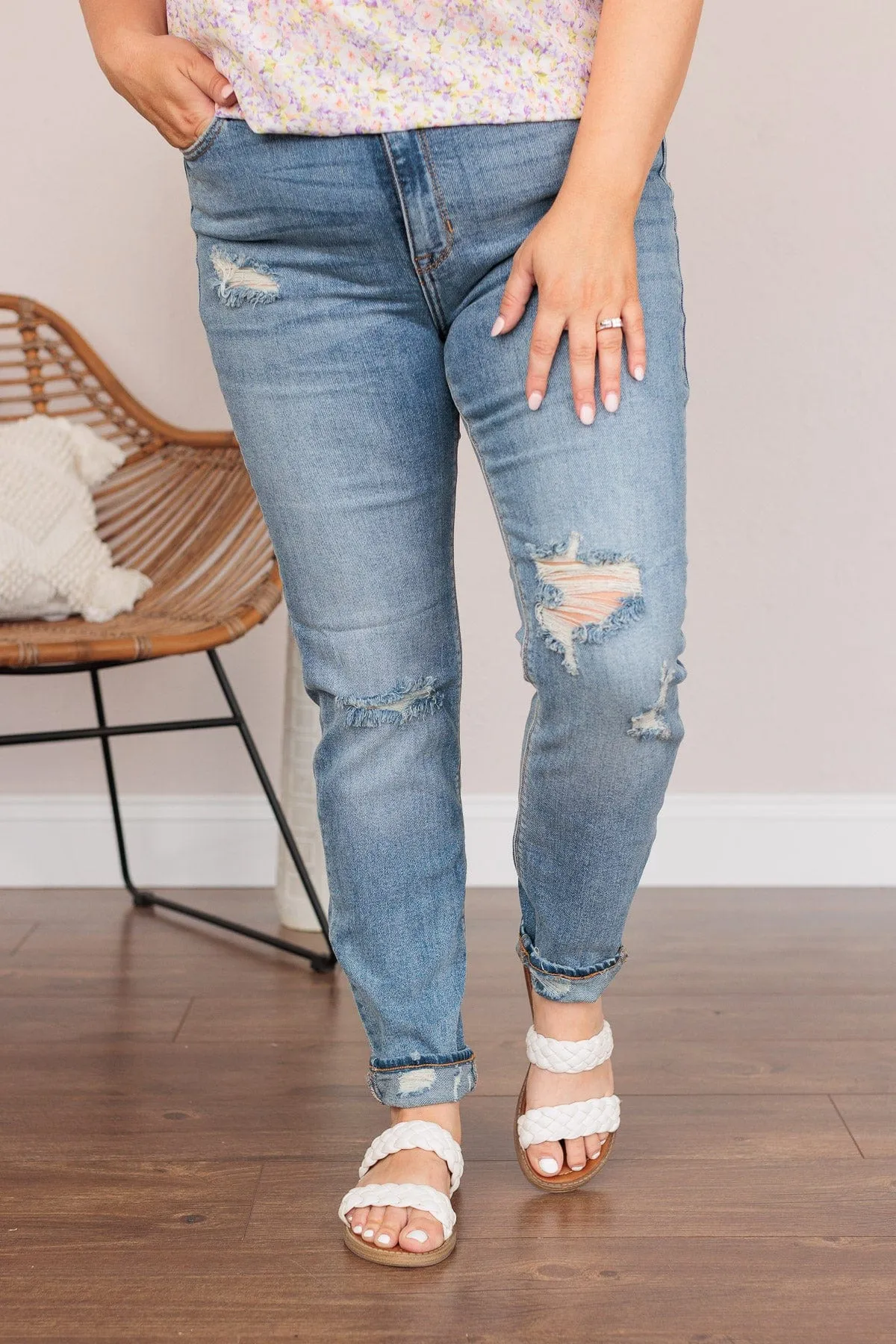 Cello High-Rise Skinny Jeans- Gracie Wash