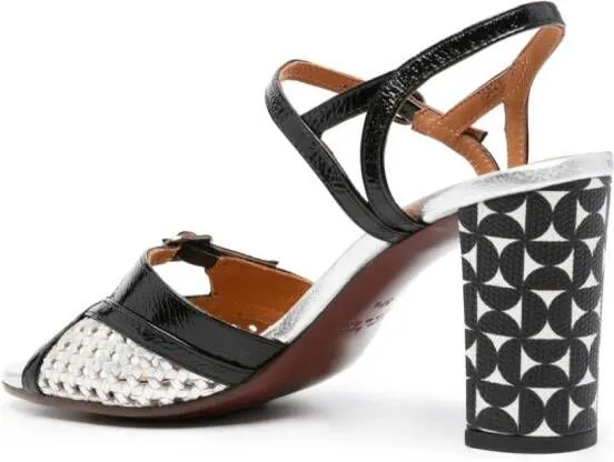 Chie Mihara Bindi 75mm leather sandals Black