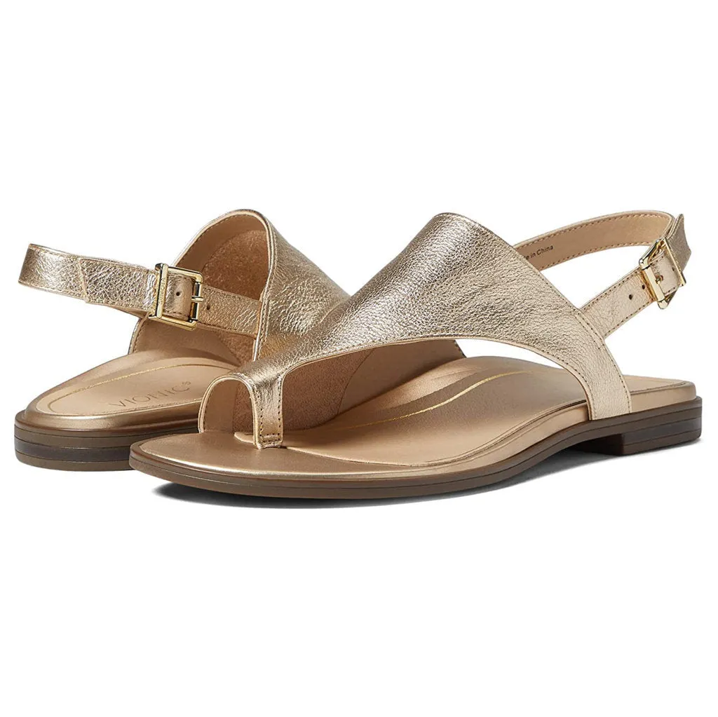 Citrine Ella Leather Women's Slingback Sandals