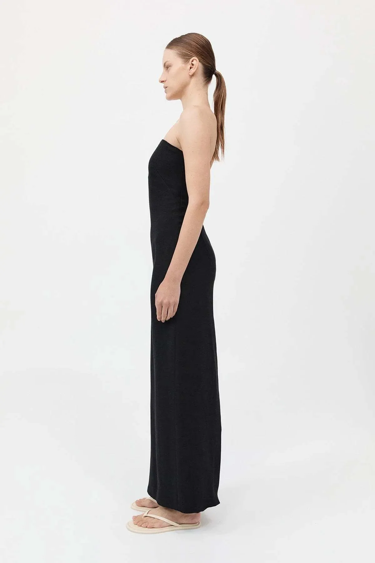 Column Dress - Black