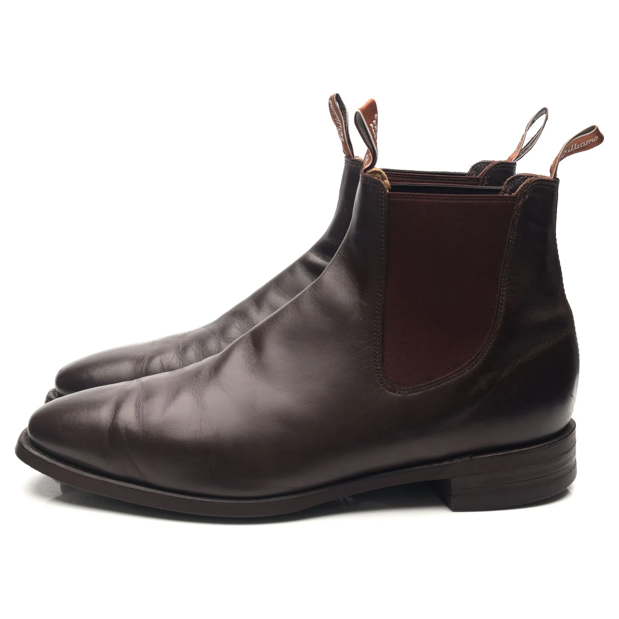 'Comfort Craftsmen' Dark Brown Leather Chelsea Boots UK 11 H