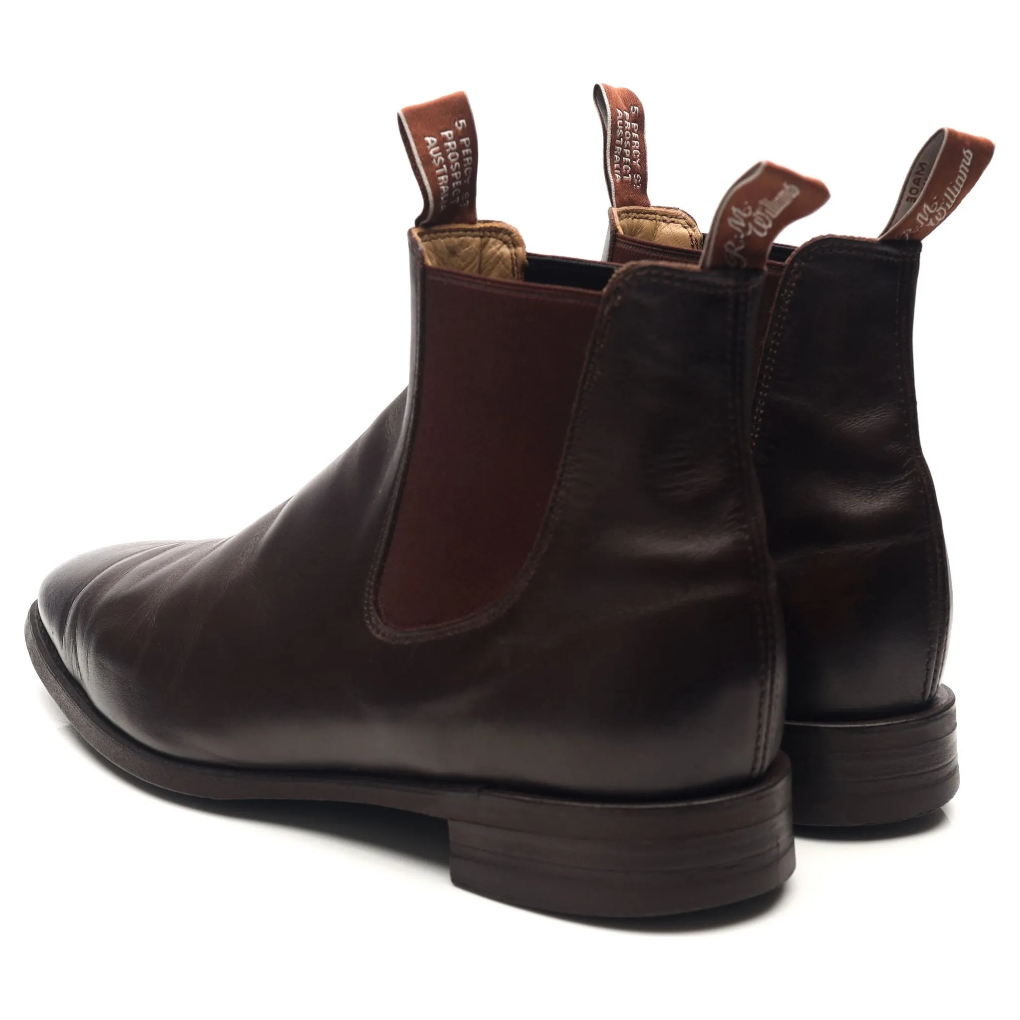 'Comfort Craftsmen' Dark Brown Leather Chelsea Boots UK 11 H