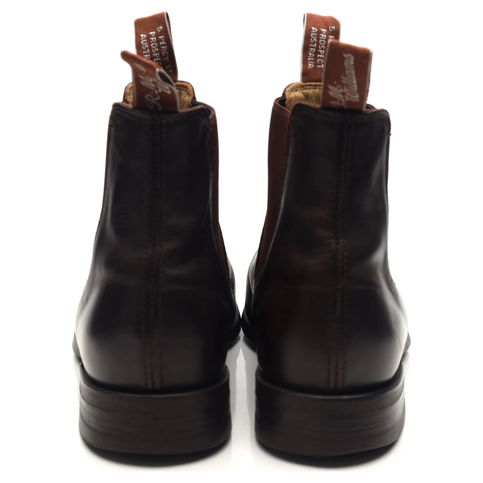 'Comfort Craftsmen' Dark Brown Leather Chelsea Boots UK 11 H